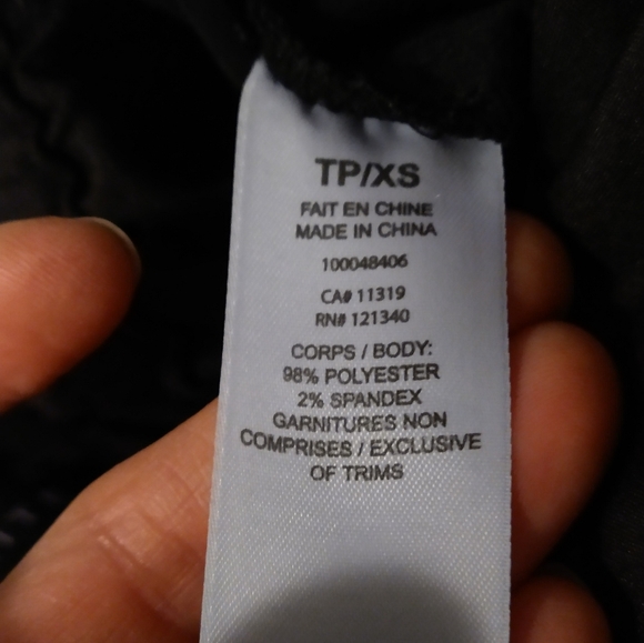 Size Xs black paper-bag ankle pants - Picture 7 of 17